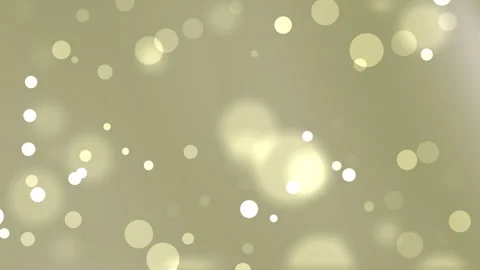 Soft Golden Bokeh Light Circles Glowing in Abstract Defocused Background Vidéo 335498188