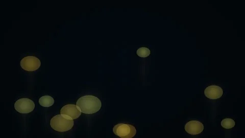 Soft Golden Bokeh Lights Seamless Loop Stock Footage 340551379