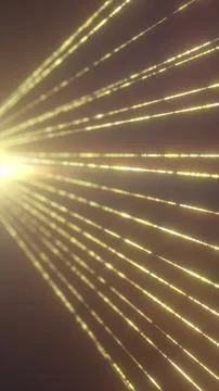 Soft golden rays extending outward from a bright source, forming warm glowi.. Stockillustratie