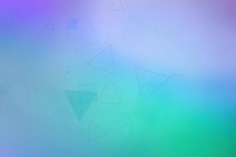Soft gradient abstract background with subtle outlined geometric shapes in .. 库存插图