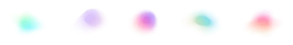 Soft gradient background with abstract blur effect, blue and green color Stock Illustration