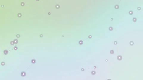 Soft Gradient Background with Falling Circles. Stock Footage 329929294