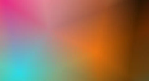 Soft Gradient Background with Pink, Turquoise, and Orange Hues イラスト素材