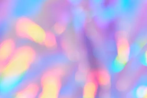 Soft gradient background with Smooth Blurred holographic iridescent colors wi Stock Photos