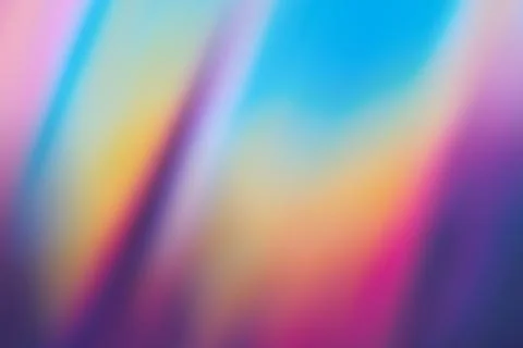 Soft gradient background with Smooth Blurred holographic iridescent colors Stock Photos