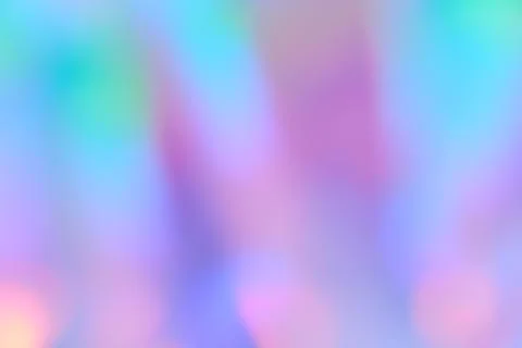 Soft gradient background with Smooth Blurred holographic iridescent colors Stock Photos