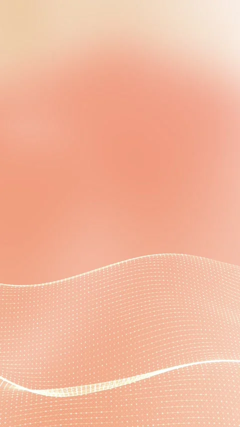 Soft gradient background in warm peach tones, smooth flowing waves Video stock 283731705