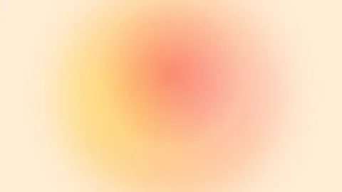 Soft gradient background with warm yellow and orange circular light tones Video stock 335145824