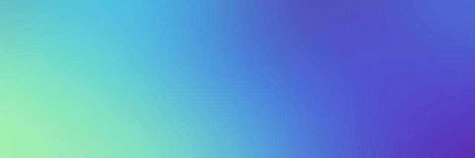 Soft gradient Banner with Smooth Blurred blue green neon colors Stock Illustration