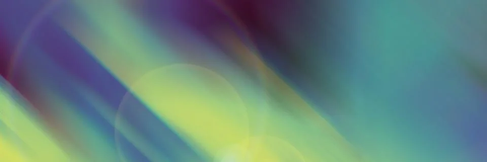 Soft gradient Banner with Smooth Blurred purple green neon colors Stock Illustration