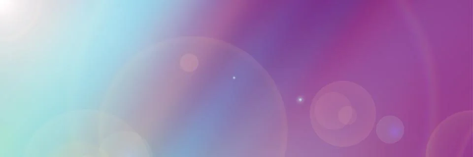 Soft gradient Banner with Smooth Blurred purple blue colors and glare Stock Illustration