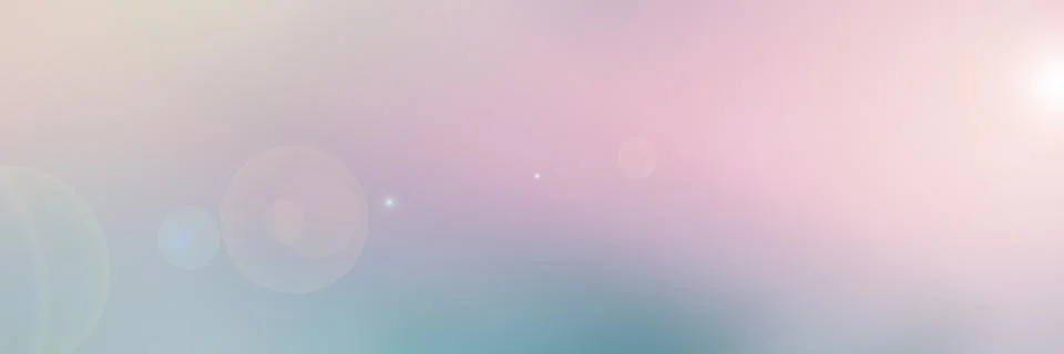 Soft gradient Banner with Smooth Blurred pink green pastel colors Stock Illustration