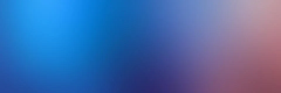 Soft gradient Banner with Smooth Blurred blue pink colors Stock Illustration