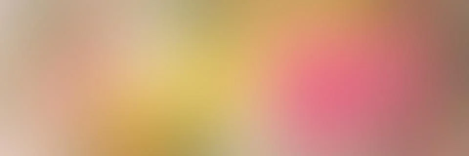 Soft gradient Banner with Smooth Blurred pink, yellow and green pastel colors Stock Photos