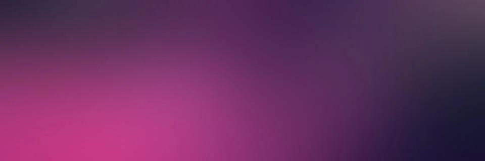 Soft gradient Banner with Smooth Blurred purple magenta black colors Stock Photos