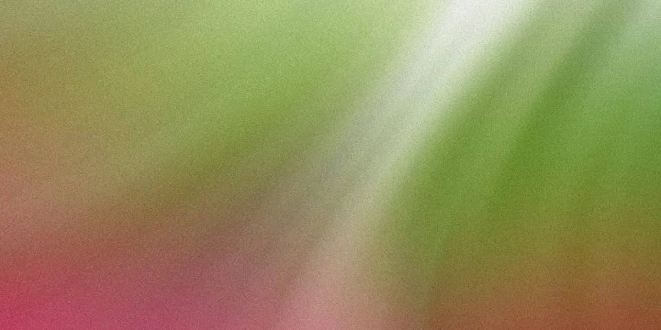 Soft gradient blend of green and pink hues Stock Illustration