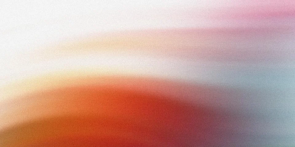 Soft gradient blend of warm and cool tones with subtle grain texture Stock Illustration