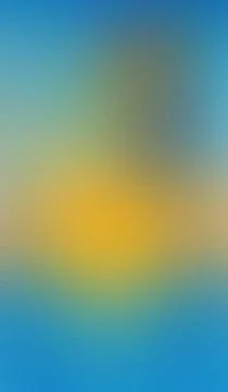 Soft gradient blends blue to golden yellow hues. Color swirls create gentle.. Stock Illustration