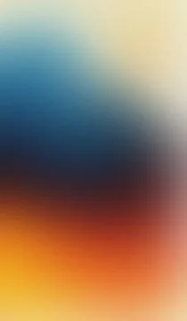 Soft gradient blends blue, orange, and yellow hues. Color transitions creat.. Stock Illustration