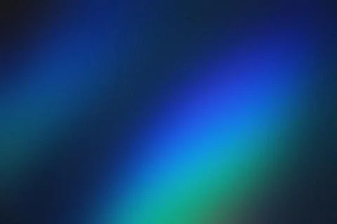 Soft gradient blends deep blue with teal and green hues. Texture suggests a.. Stock Illustration
