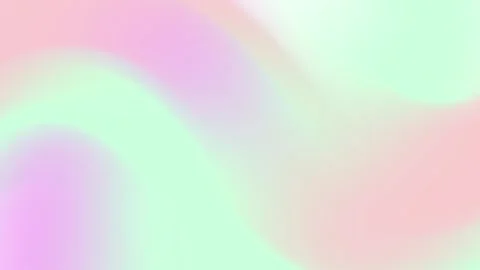 A soft gradient blends light green pink and purple hues smoothly Stock Footage 294660245