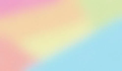 Soft gradient blends pastel pinks, yellows, and blues. Texture feels gentle.. Stock Illustration