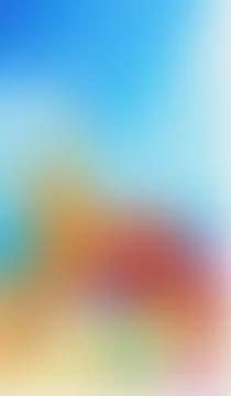 Soft gradient blends sky blue with warm earth tones. Abstract texture adds .. Stock Illustration