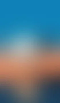 Soft gradient blends sky's blue with sunset's warm hues. Misty, abstract bl.. Stock Illustration