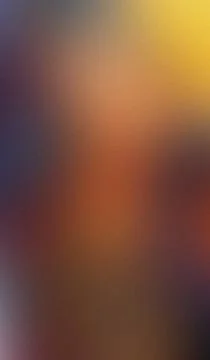 Soft gradient blends warm hues into cool tones. Texture suggests blurred, a.. Stock Illustration