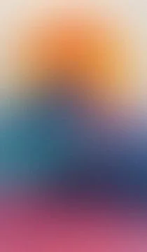 Soft gradient blends warm orange, cool blue, and deep pink hues. Pixelated .. Stock Illustration
