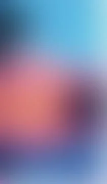 Soft gradient blends warm orange with cool blue tones. Pixelated texture ad.. Stock Illustration