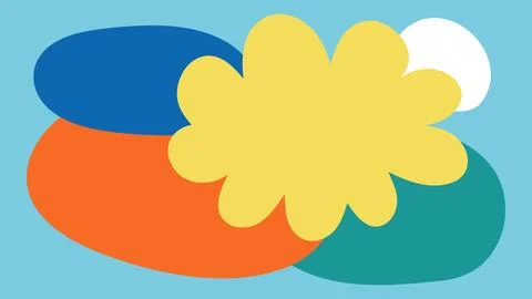 Soft Gradient Circle Design Background Stock Illustration