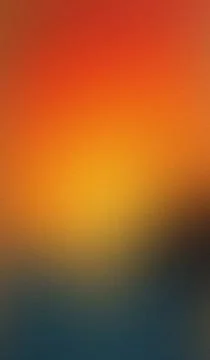 Soft gradient fades from orange to deep blue. Warm tones rise gently, then .. Stock Illustration