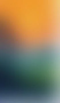 Soft gradient fades from warm orange to cool teal. Smooth transition evokes.. Stock Illustration