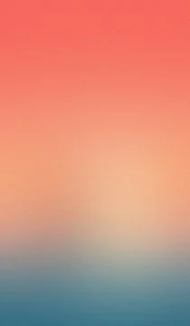Soft gradient flows from warm coral to cool teal. Subtle grain texture adds.. Stock Illustration