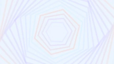 Soft Gradient Hexagon Pattern Background Seamless Loop Stock Footage 341812610