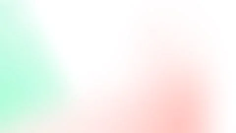 Soft gradient with mint green and pink hues, smooth white space. Seamless loop Stock Footage 309855624