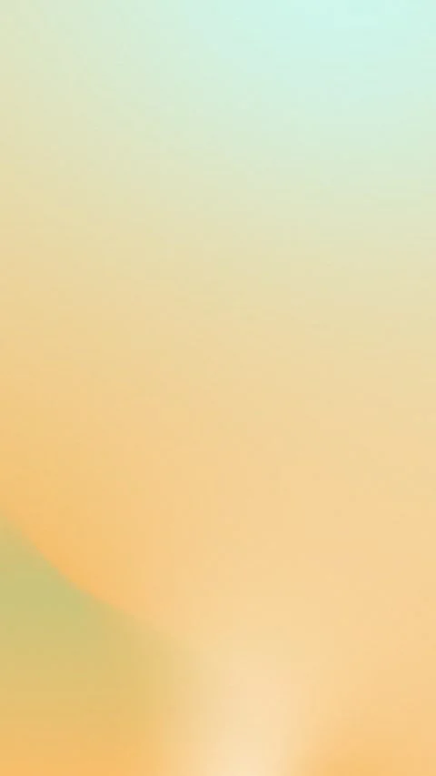 Soft gradient in orange and teal with smooth curves, perfect for seamless loop Vidéo 309956984