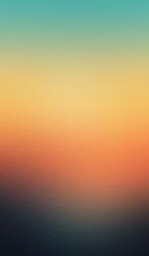 Soft gradient sky fades from teal to warm orange. Subtle grain texture adds.. Stock Illustration