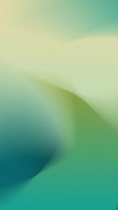 Soft gradient with smooth teal, yellow blend. Seamless loop background. 4K. Stock Footage 309701629