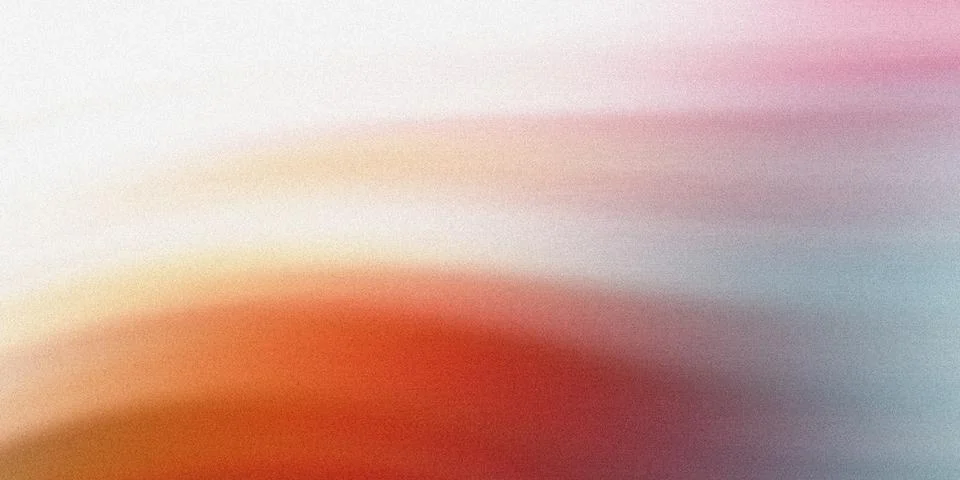 Soft gradient with subtle grain texture in warm and cool color transitions Stock Illustration