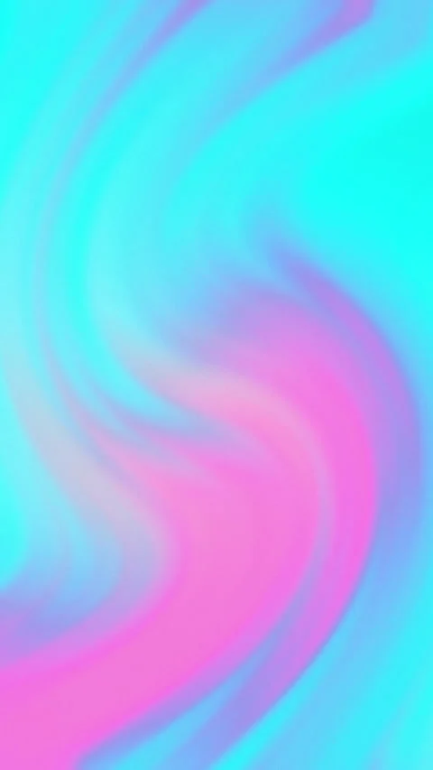 Soft gradient swirls blend pastel pink and turquoise hues 库存影片 334678584