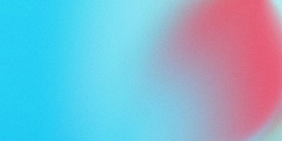 Soft gradient transition of aqua blue to pink with subtle grainy texture Illustrazione stock