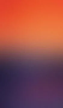 Soft gradient transitions blend warm orange to cool deep purple. Texture su.. Stock Illustration