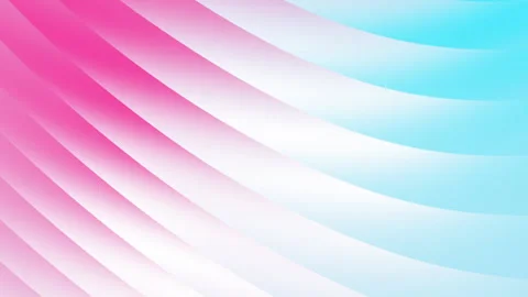 Soft Gradient Wavy Lines Background with Light Pink and Blue Colors Stock Footage 310928297