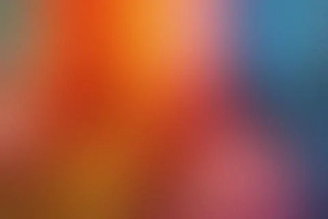 Soft gradients blend orange, red, blue, and purple hues. Faint, textured gr.. Stock Illustration