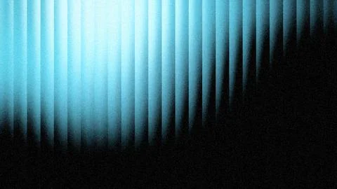 Soft grainy cyan gradient ribbed background with vertical lines and noisy g.. Stock Illustration