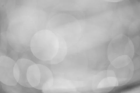 Soft Gray Bokeh Background with Defocused Light Circles, Minimal Abstract B.. 스톡 일러스트