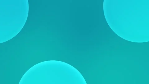 Soft gray seamless loop background with translucent spheres. 4K. Vídeo Stock 309701153