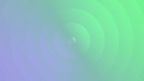 Soft green abstract background with radial gradient and circle stripes simple Stock Footage 299982432